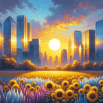 La armonía de los colores que complementan al amarillo brillante