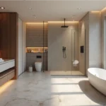 Diseño de baños con bañera y ducha: ideas y tendencias
