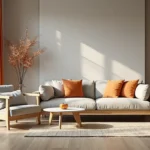 Gris y naranja: una combinación de colores que rompe esquemas