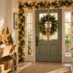 Cómo colgar adornos de Navidad sin agujeros y sin estropear las paredes